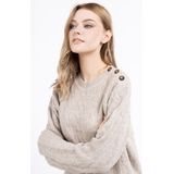 Dreimaster - Gebreide Trui - Beige Melange - Dames