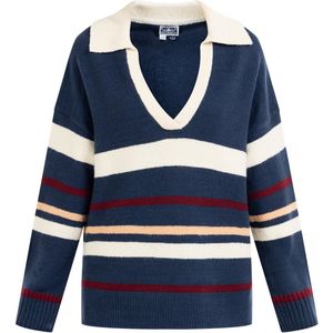 Dreimaster - Gebreide Trui - Navy - Dames - Viscosemix