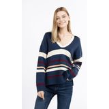 Mo - Jumper - Navy - Heren - Sportieve Trui met Ronde Hals
