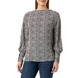 Blouse - Gestippeld - Blouseshirt - Lange Mouw - Normale Pasvorm