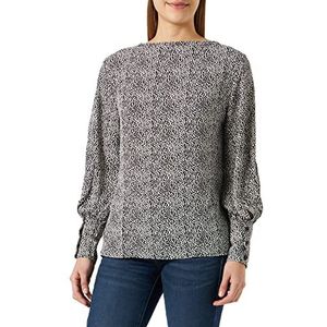 Blouse - Gestippeld - Blouseshirt - Lange Mouw - Normale Pasvorm