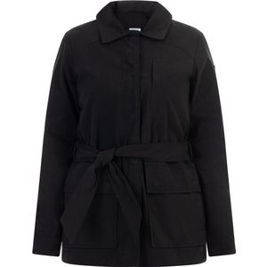 DreiMaster - Licht Katoenen Jas - Zwart - Dames