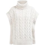 Dreimaster - Gebreide Vest - Wolwit - Dames