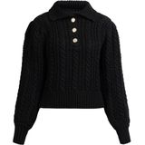 Dreimaster - Gebreide Trui - Zwart - Naemi - Dames