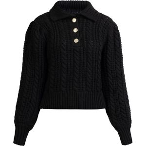 Dreimaster - Gebreide Trui - Zwart - Dames - Naemi