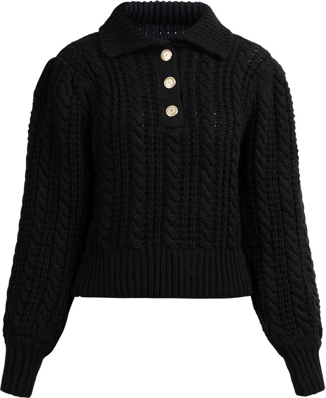 Dreimaster - Gebreide Trui - Zwart - Naemi - Dames