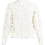 Dreimaster - Naemi - Gebreide Trui - Wolwit