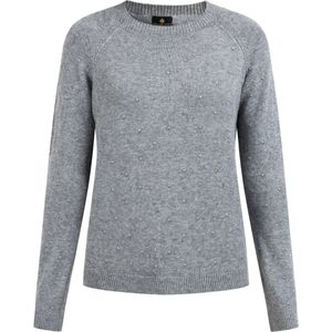 Gebreide Trui - Mélange - Viscose - Ronde Hals - Lange Mouwen