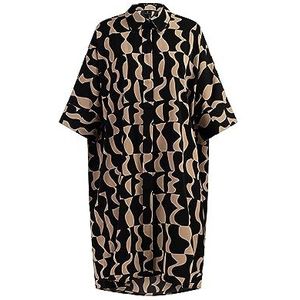 DreiMaster - Overhemdjurk - Zwart Lichtbruin