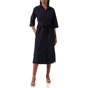 DreiMaster Klassik Dames Hemdjurk 31426351, Zwart, M, zwart, M