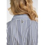 DreiMaster Maritim Blousejurk  donkerblauw / wit