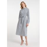 DreiMaster Maritim Blousejurk  donkerblauw / wit