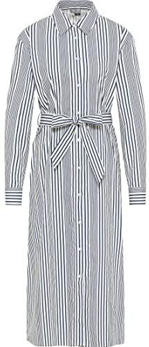 DreiMaster Maritim Blousejurk  donkerblauw / wit