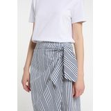 Dreimaster - Wikkelrok - Gebroken Wit/Goud - Dames