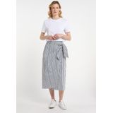 Dreimaster - Wikkelrok - Gebroken Wit/Goud - Dames