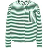 Dreimaster - Sweatjack - Groen - Katoen - Casual Snit