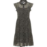 DreiMaster - Blouse Jurk - Zwart - Veelkleurig