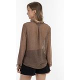 DreiMaster - Maxi Rok - Bruin - A-lijn