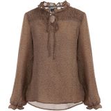 DreiMaster - Maxi Rok - Bruin - A-lijn