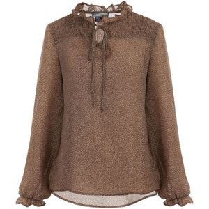 DreiMaster - Maxi Rok - Bruin - A-lijn