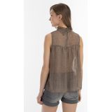 DreiMaster - Maxi Rok - Olijf - Dames - A-lijn