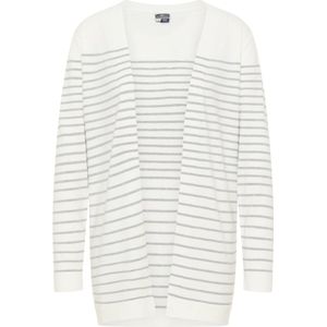 Dreimaster - Vest - Wit Grijs Gemêleerd - Dames - Wol