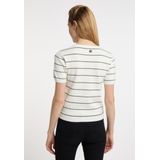 DreiMaster - Bridgeport - Trui met Korte Mouwen - Gebroken Wit Olijf