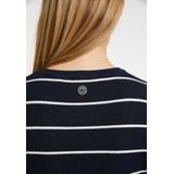 Dreimaster - Bridgeport - Trui met Korte Mouwen - Marine - Wol