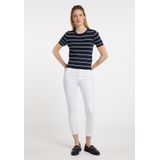 Dreimaster - Bridgeport - Trui met Korte Mouwen - Marine - Wol