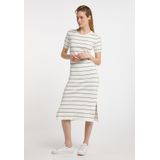 DreiMaster - Gebreide Jurk - Gebroken Wit - Maxi-lengte - Dames