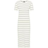 DreiMaster - Gebreide Jurk - Gebroken Wit - Maxi-lengte - Dames