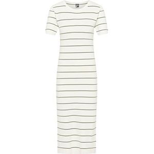 DreiMaster - Gebreide Jurk - Gebroken Wit - Maxi-lengte - Dames