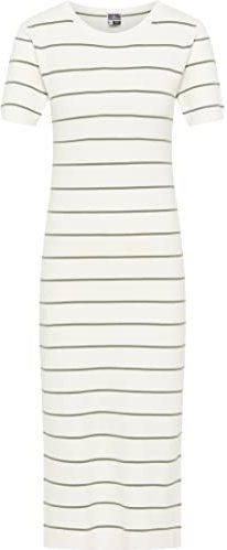 DreiMaster - Gebreide Jurk - Gebroken Wit - Maxi-lengte - Dames