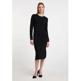 DreiMaster - Klassik - Gebreide Jurk - Zwart