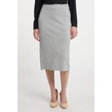 Dreimaster - Klassik - Kokerrok - Grijs Melange