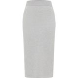 Dreimaster - Klassik - Kokerrok - Grijs Melange