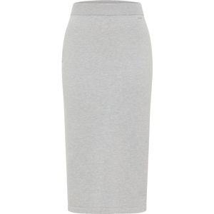 Dreimaster - Klassik - Gebreide Rok - Grijs Melange