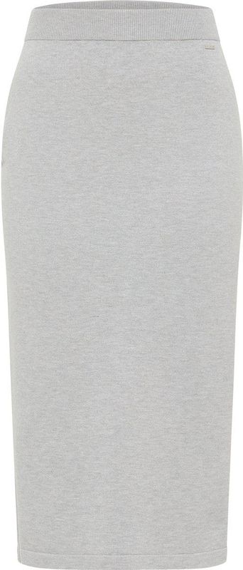 Dreimaster - Klassik - Kokerrok - Grijs Melange