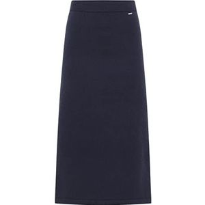 DreiMaster - A-lijnrok - Marine - Gebreid - Dames