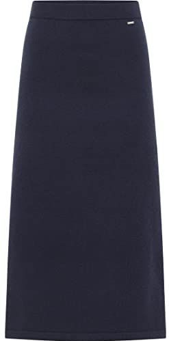 DreiMaster - A-lijnrok - Marine - Gebreid - Dames