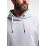 Dreimaster - Hooded Jumper - Licht Grijs Melange - Hoogwaardige Afwerking
