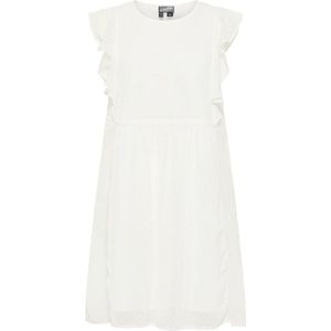 DreiMaster Vintage - Mini-Jurk - Zwart - Semi-Transparant - Ruches