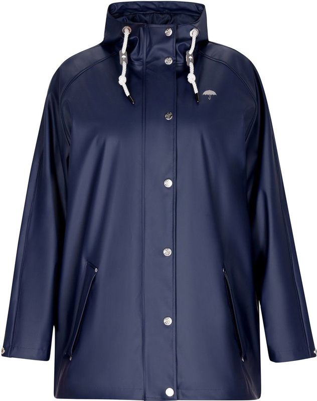 Schmuddelwedda - Mackintosh - Regenjas - Marine - Plus Size