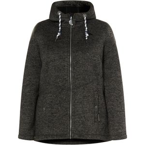 Schmuddelwedda - Gebreide Fleece Jas - Grijs Melange - Dames