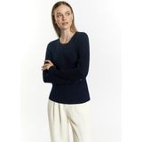 Dreimaster - Gebreide Trui - Marine - Dames