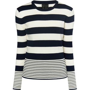 DreiMaster Klassik - Gebreide Trui - Effen of Gestreept - Viscosegarenmix