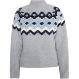 Dreimaster - Gebreide Trui - Grijs - Dames - Oversized Pasvorm