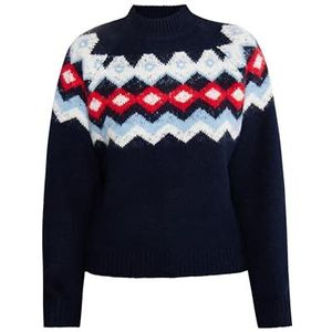 DreiMaster - Gebreide Trui - Navy - Dames - Oversized Pasvorm