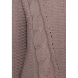 DreiMaster - Gebreide Trui - Modder - Dames - Troyer met Ritssluiting