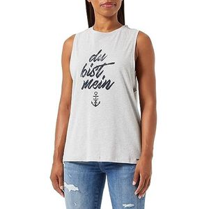 TILDEN Dames Top 37431024, lichtgrijs melange, M, lichtgrijs, gemêleerd, M